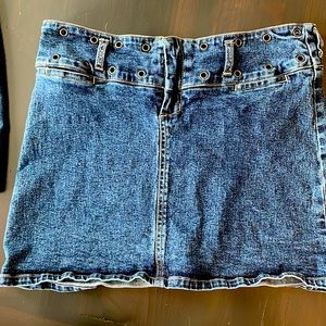 Hardtail, Jean, mini skirt, size medium